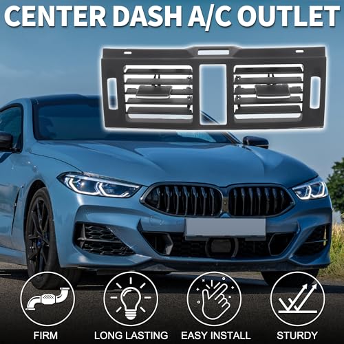 TUCKBOLD Center Dash A/C Outlet for Mercedes-Benz C350 Durable | Air Vent Panel Black 1 Pcs - Image 2