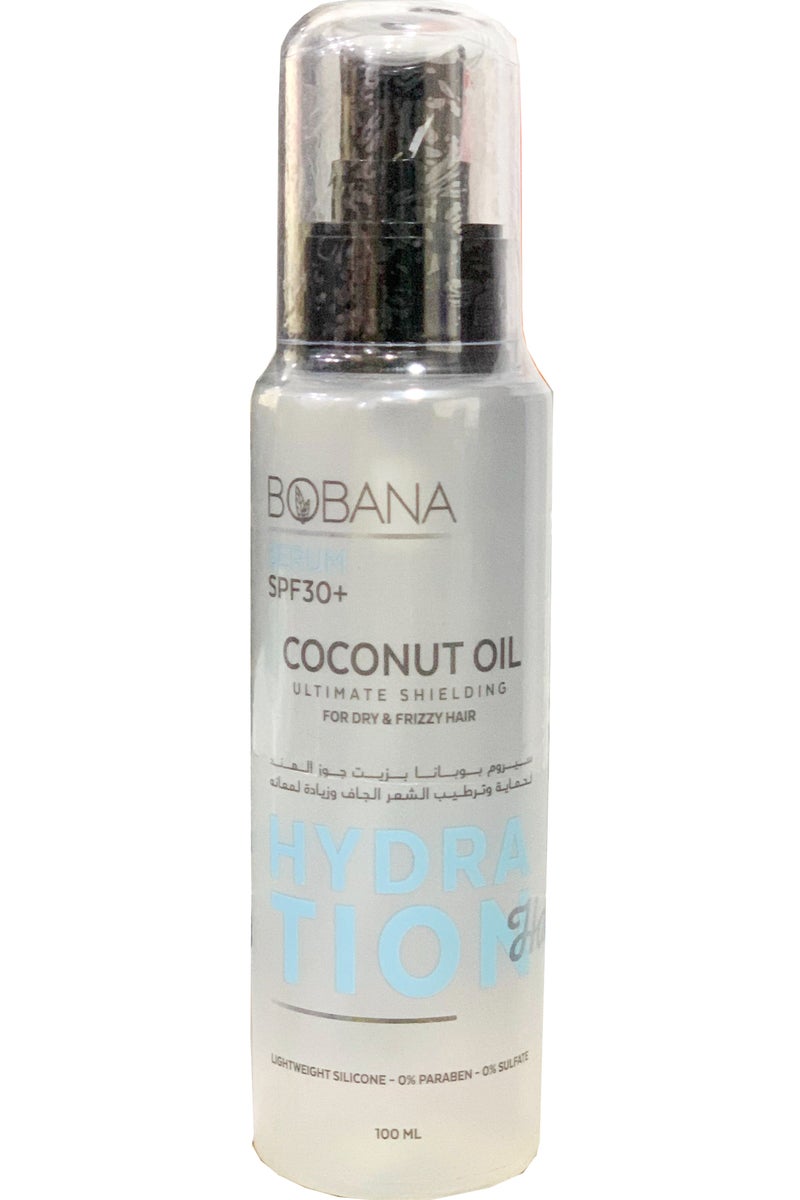 بوبانا سيروم حماية من الشمس 30+ لترطيب الشعر بزيت جوز الهند 100 مل - Image 1