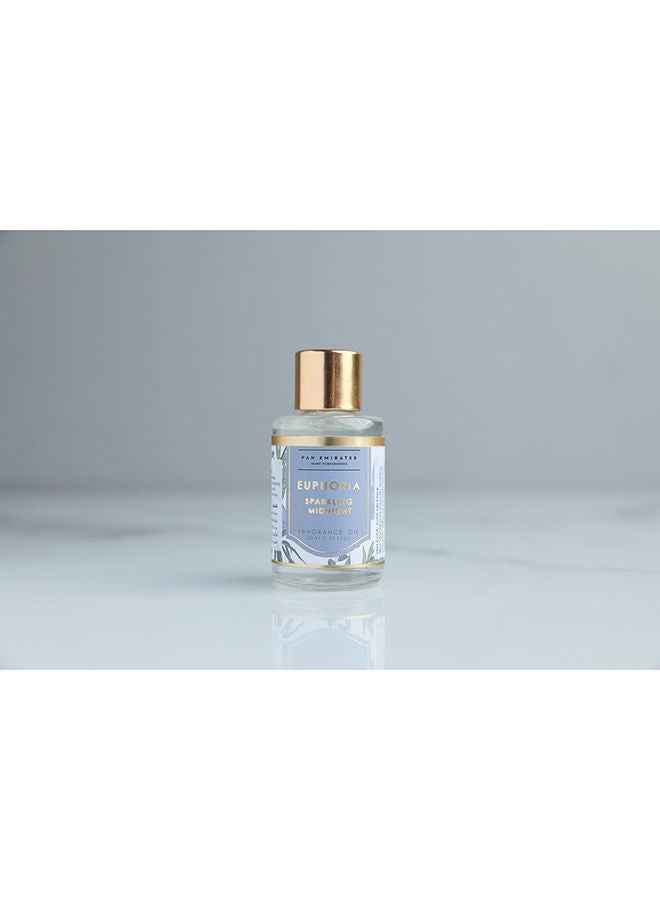Pan Home Euphoria Sparkling Midnight Fragrance Oil 30ml - Clear | Aromatic, Gold Foiling Packaging| FLORAL - Image 2