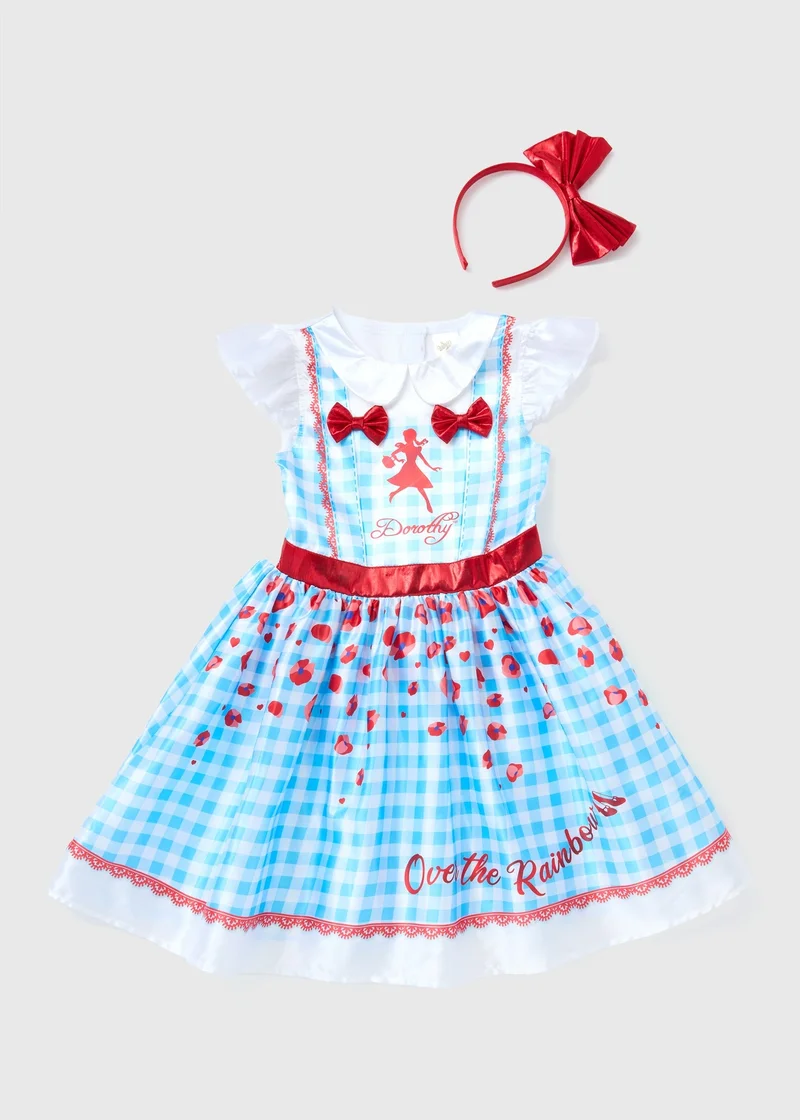 Matalan Wizard Of Oz Kids Dorothy Costume