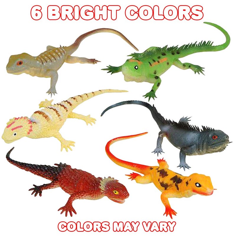 ArtCreativity Soft Lizard Toys for Kids, Set of 2, PVC Animal Figurines, 13.5â€ Long Lizard Toys for Pretend Play and Wildlife Decorations, Gifts & Favors for Safari or Zoo Birthday Party - Image 4