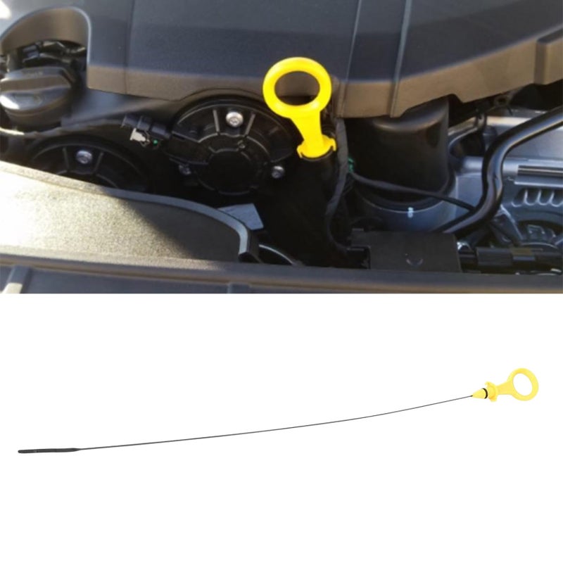 Lecctso Engine Oil Dipstick Oil Dip Stick Car Engine Oil Fluid Dipstick Replacement OEM06H115611E Car Accessories Engine Oil Level Indicator Dipsticks Compatible with Audi A4 A5 Quattro