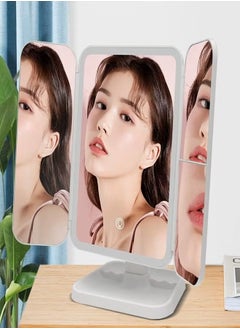 Lutors 3-Sided Folding LED Makeup Mirror, Complete Beauty Experience  - Image 3