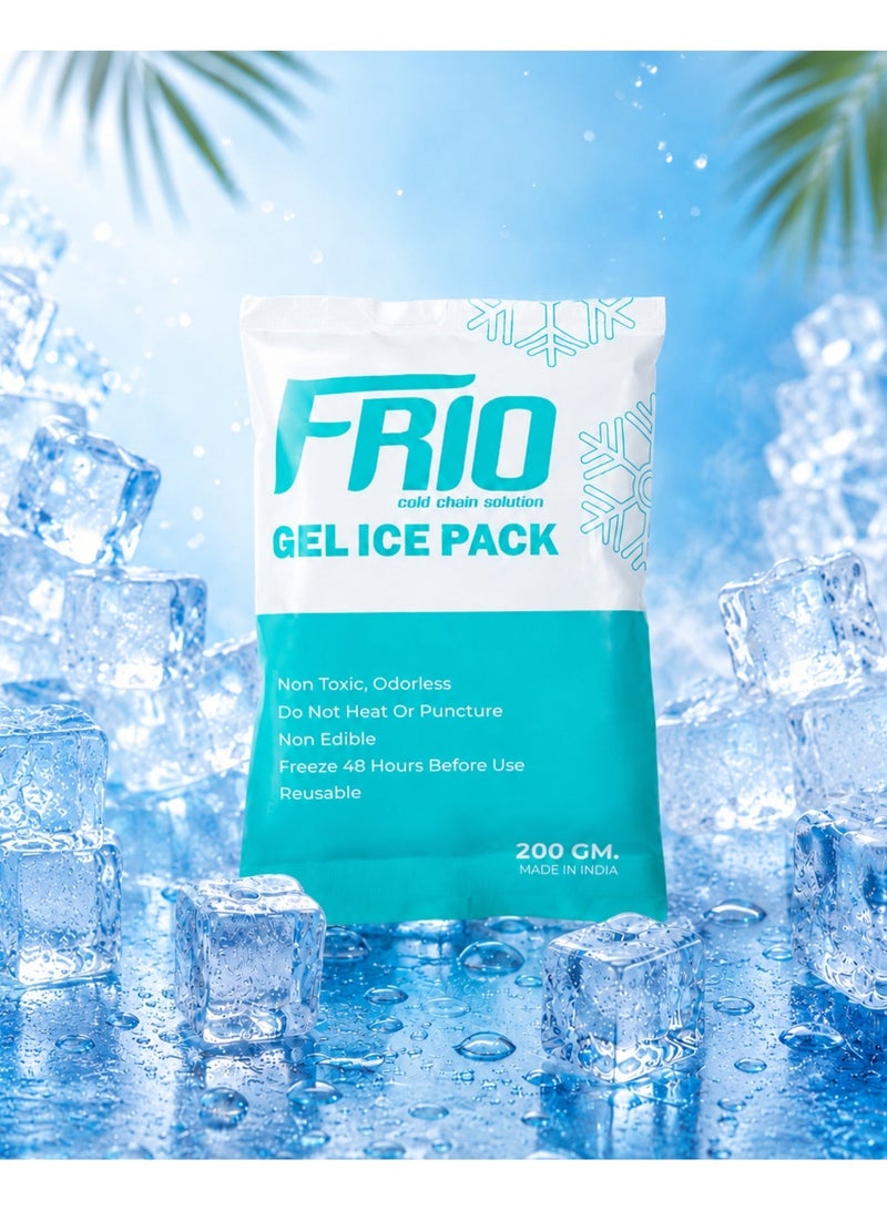 FRIO 200GM Reusable Gel Ice packet – Long Lasting Freezer Pack for Lunch Box & Cooler... - Image 2