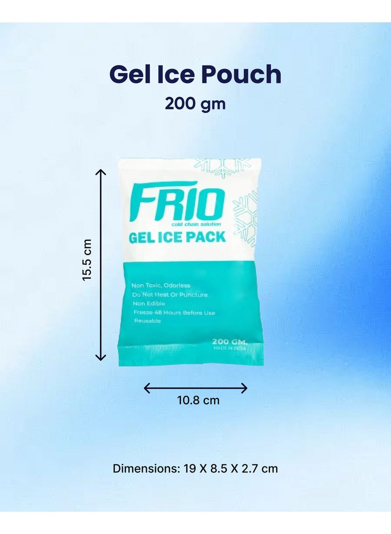 FRIO 200GM Reusable Gel Ice packet – Long Lasting Freezer Pack for Lunch Box & Cooler... - Image 3