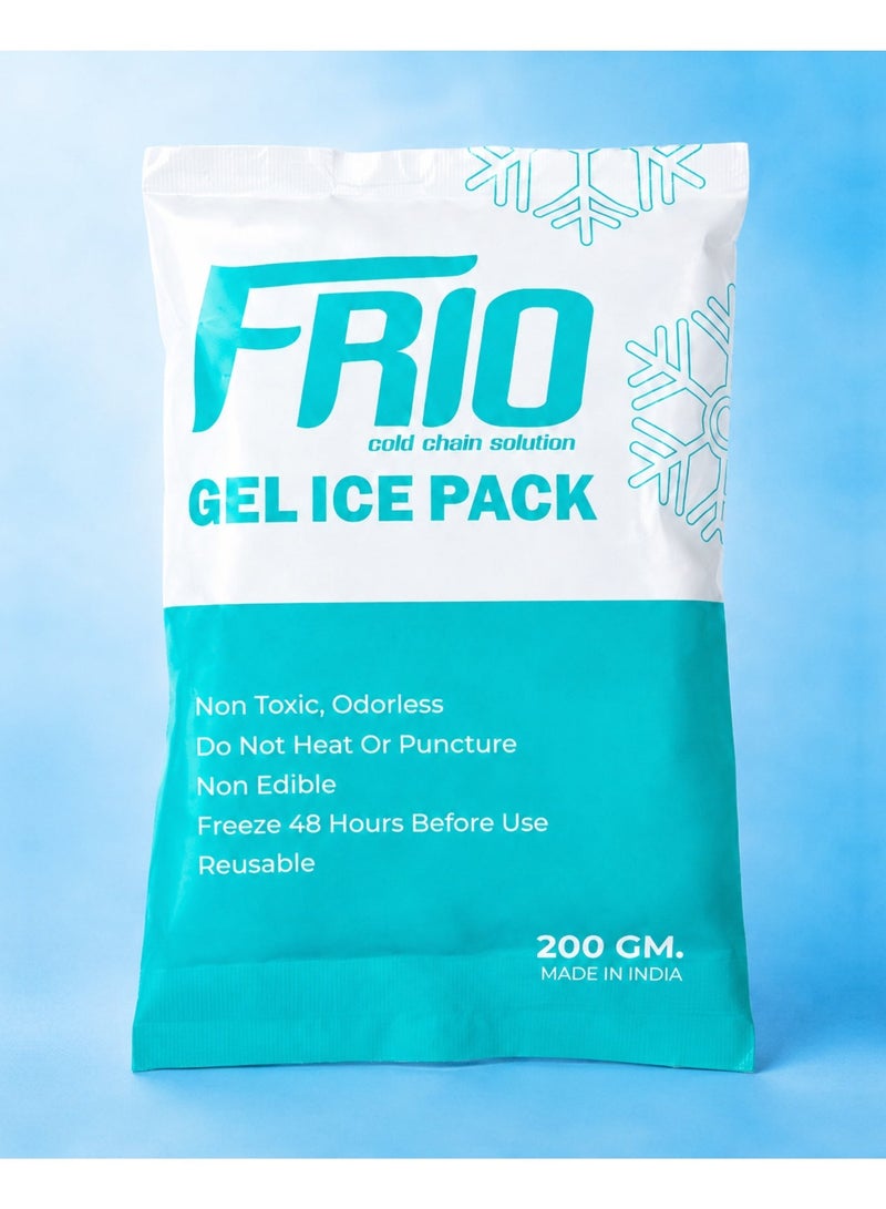 FRIO 200GM Reusable Gel Ice packet – Long Lasting Freezer Pack for Lunch Box & Cooler... - Image 1