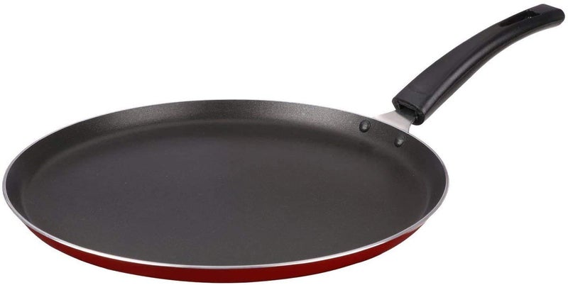 Dynore Set of 2 Aluminium Nonstick Dosa Tawa with Stainless Steel Dosa Making Ladle - Image 2