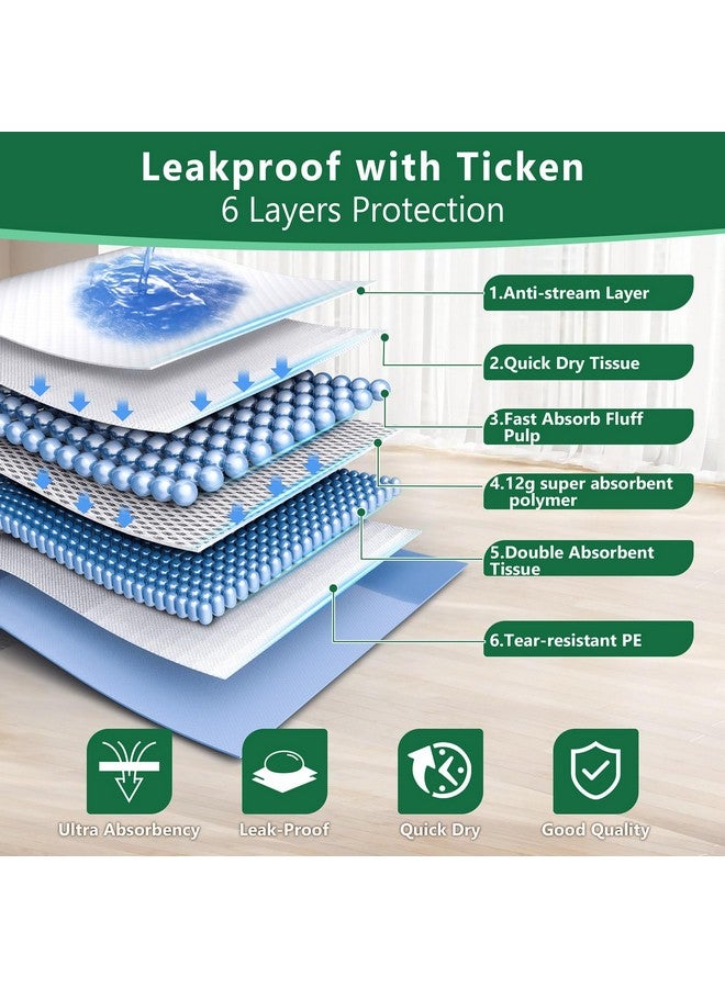 جيمارس Gimars XXL 30"x36" سميكة 6 طبقات فائقة الامتصاص وسادة بول للكلاب كبيرة جدًا 3S سريعة الجفاف مانعة للتسرب وسادات بول للكلاب والقطط والأرانب والحيوانات الأليفة - Image 4