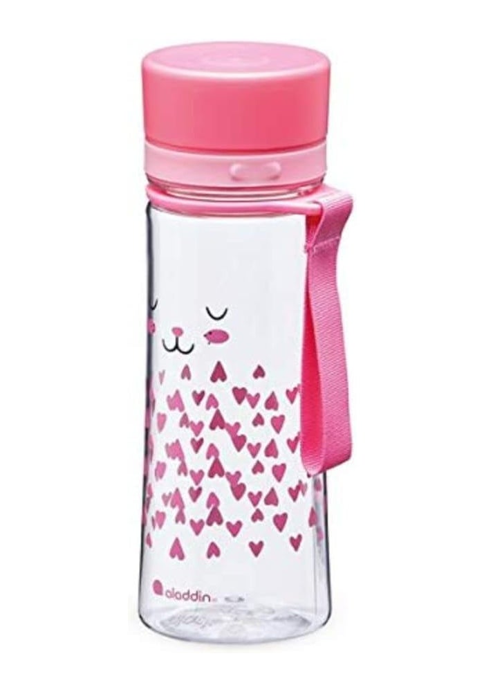 Aladdin My First Aveo Bunny Water Bottle for Kids 0.35L Pink - Leakproof and BPA-Free - Image 1