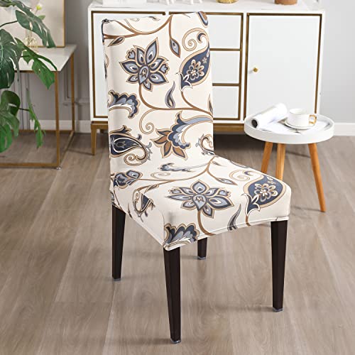 HOKIPO Elastic Chair Cover Set of 2 Stretchable Washable Dining Slipcovers (AR-4097-D32*2) - Image 2