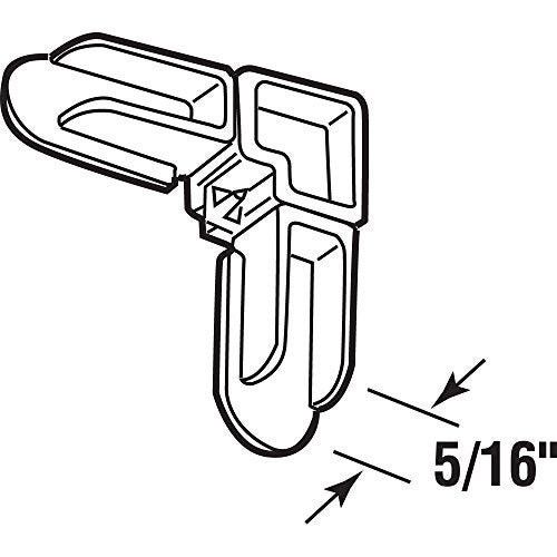 Prime-Line برايم-لاين MP7871 إطار شاشة زاوية، 5/16 بوصة × 3/4 بوصة، لوزي بلاستيك (100 عبوة) - Image 2
