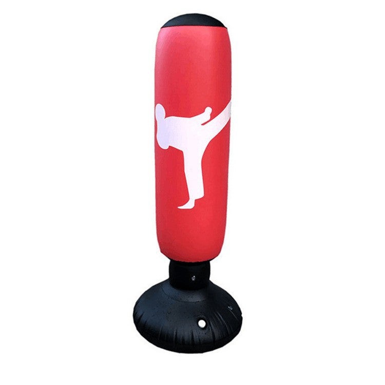 Generic Adult And Child Boxing Pugilist Training Bag Non-Inverted Sandbag For Martial Arts And Boxing Sports And Entertainment Products Red skirting 160*60cm