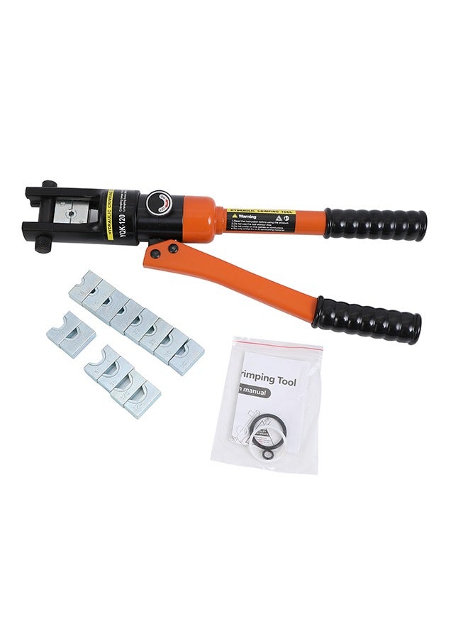 LAWAZIM Hydraulic Wire Crimping Tool -120mm²- Heavy-Duty Hydraulic Crimper with Interchangeable Dies for Cable Lugs - Precision Crimping for Electrical Wiring, Automotive, and Industrial Applications - Image 1