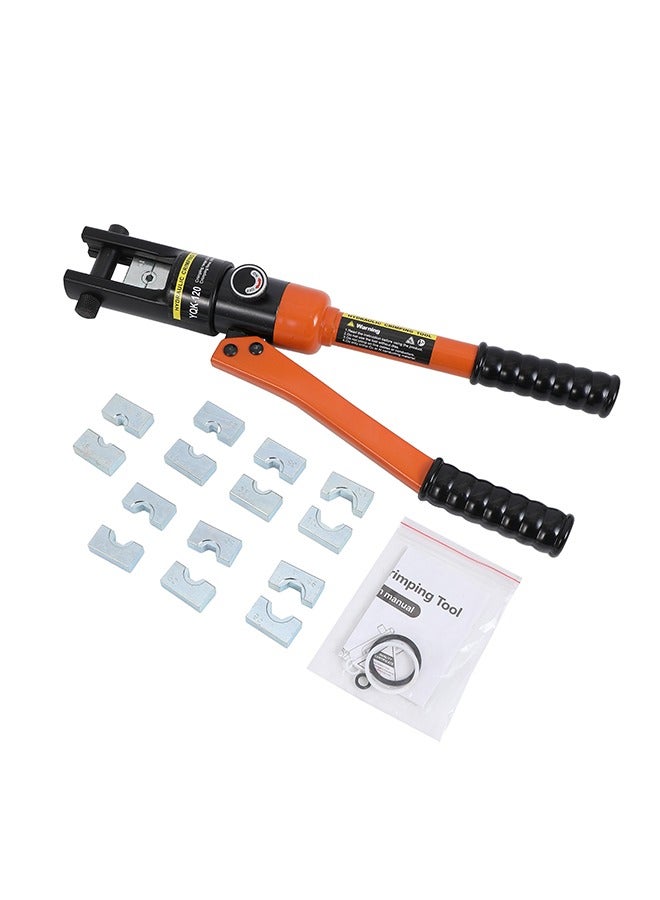 LAWAZIM Hydraulic Wire Crimping Tool -120mm²- Heavy-Duty Hydraulic Crimper with Interchangeable Dies for Cable Lugs - Precision Crimping for Electrical Wiring, Automotive, and Industrial Applications - Image 3