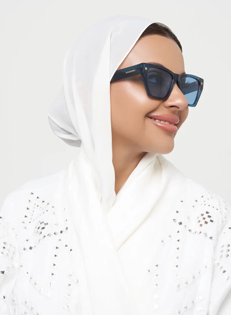 30Sundays Rhodes,Women Sunglasses, Cat Eye Sunglasses, UV Protection: UV400 (Blue,Blue)