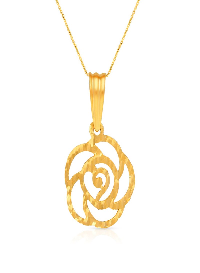 Malabar Gold and Diamonds قلادة مالابار ذهب 22 قيراط AIPN072Y - Image 1
