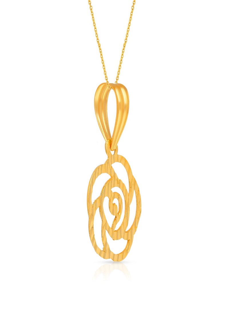 Malabar Gold and Diamonds قلادة مالابار ذهب 22 قيراط AIPN072Y - Image 2