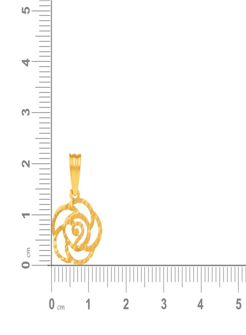 Malabar Gold and Diamonds قلادة مالابار ذهب 22 قيراط AIPN072Y - Image 5