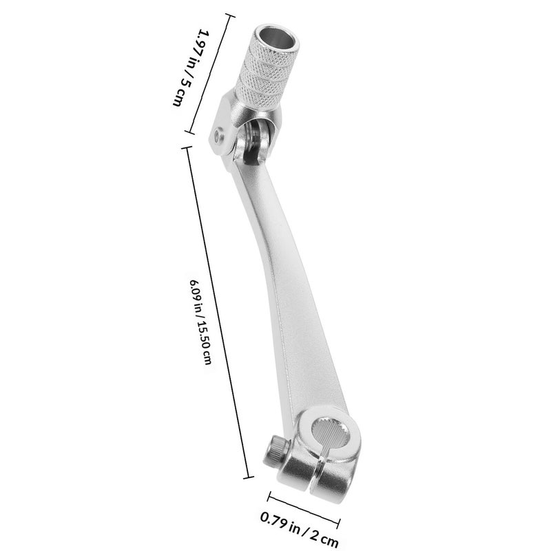 Aluminum Gear Shifter Lever For Off Road Dirt Bikes Motocross Silver Replacement - Image 3