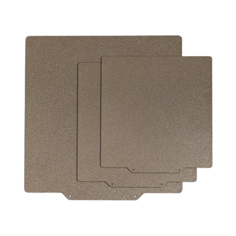 سرير مغناطيسي ساخن مزدوج الجوانب من مادة PEI مقاس 410x410 مم قابل للإزالة للطابعة ثلاثية الأبعاد - Image 1