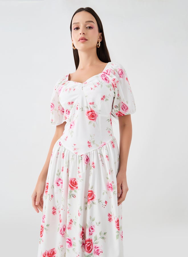 Take Two Floral Print Dress - Image 2