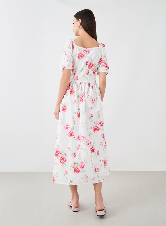 Take Two Floral Print Dress - Image 4