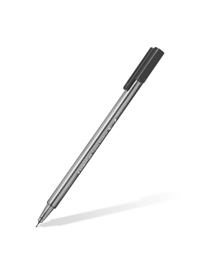 STAEDTLER - 334 Triplus Fineliner Superfine Point Pens - 0.3mm - Basic Starter Wallet of 6 - Image 1