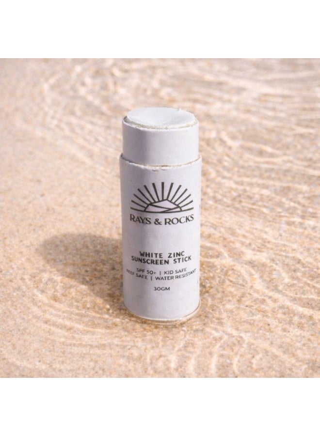 Rays & Rocks Sunscreen Zinc Stick - 30gm - White - Image 2
