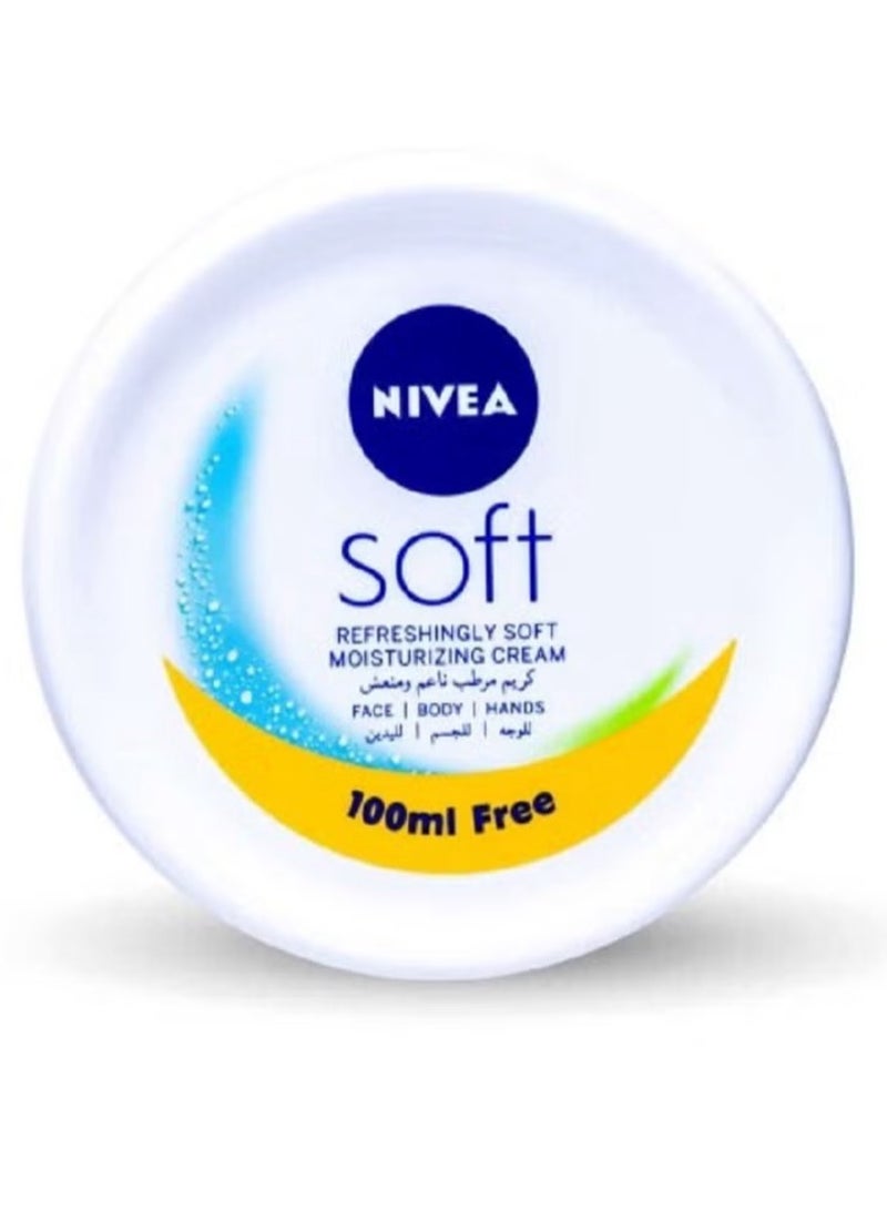 NIVEA Moisturising Cream Soft Refreshing Jar 300ml - Image 1