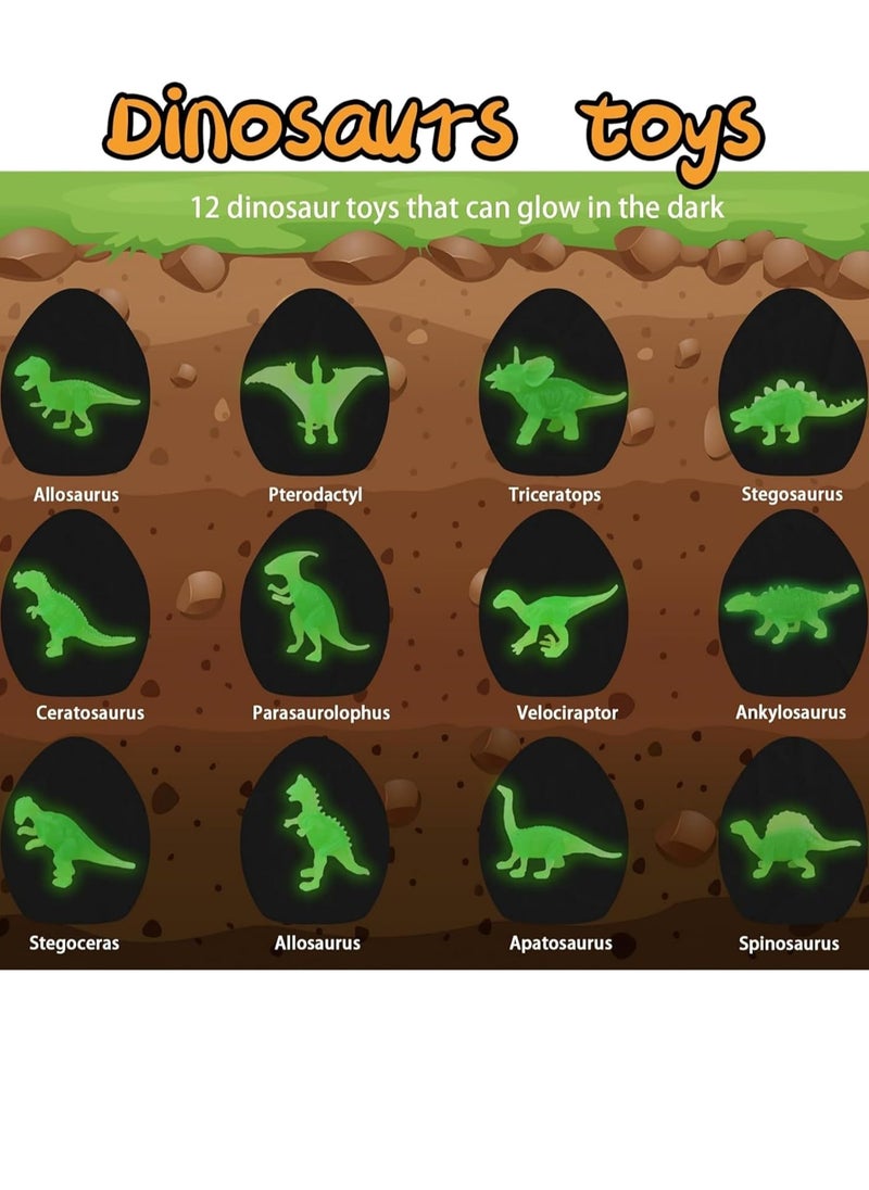 MAGIC VAULT Dino Egg Dig Kit,Dinosaur Eggs,Jumbo Dino Egg with 12 Different Dinosaur Toys,Educational Science Toys for Kids 5-7, Great Gifts for 5 Year Old Boy  - Image 2