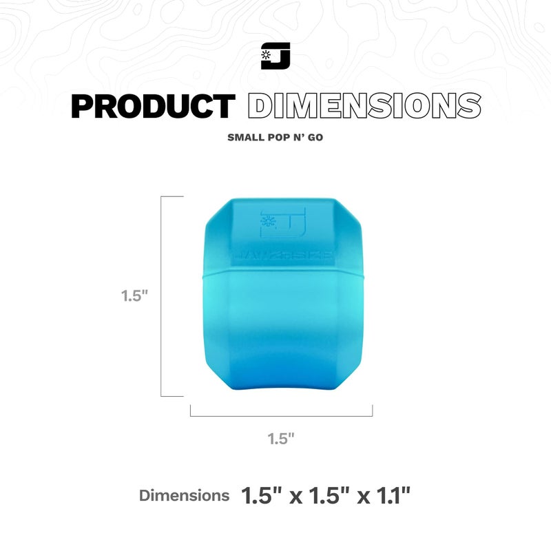 Jawzrsize Pop 'N Go Jaw, Face, and Neck Exerciser - Define Your Jawline, Slim and Tone Your Face, Look Younger and Healthier - Helps Reduce Stress and Cravings - Facial Exerciser (Beginner Blue) - Image 4