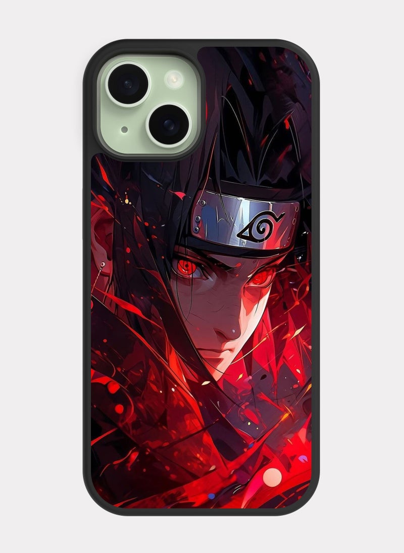 PXLAAT iPhone 15 case cover Itachi Uchiha Naruto - Image 1
