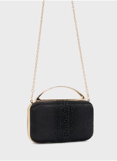 Ella Limited Edition Diamante Clutch With Metal Handle  - Image 3