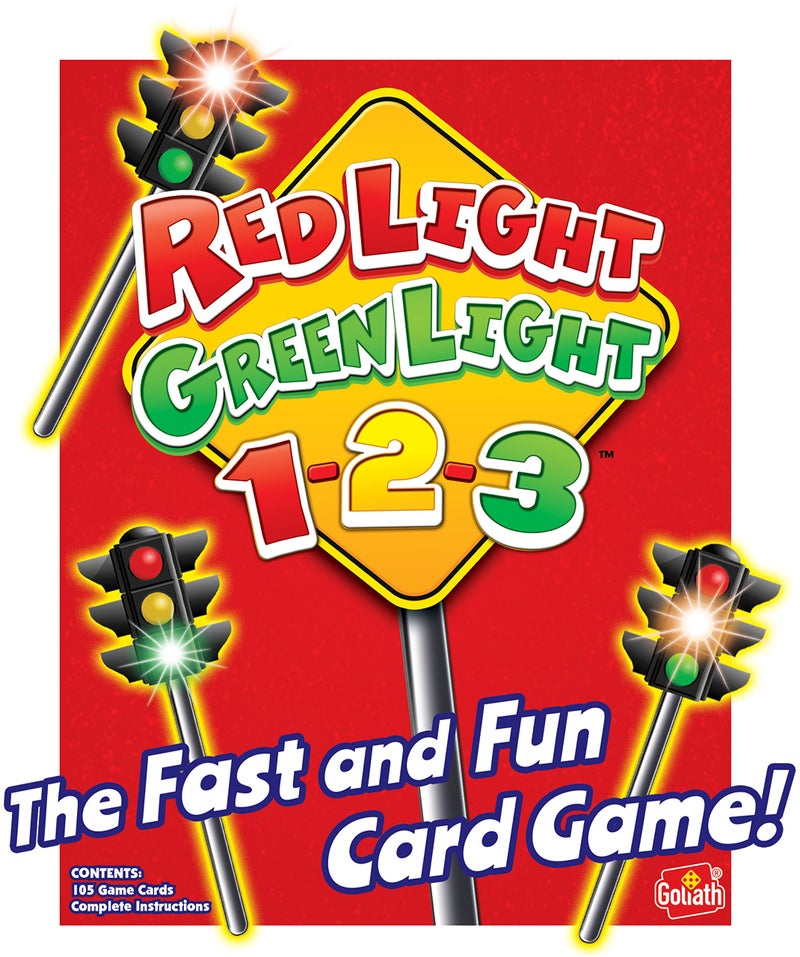 Goliath Red Light, Green Light, 1-2-3 - Card Game for Ages 5 and Up - Image 1