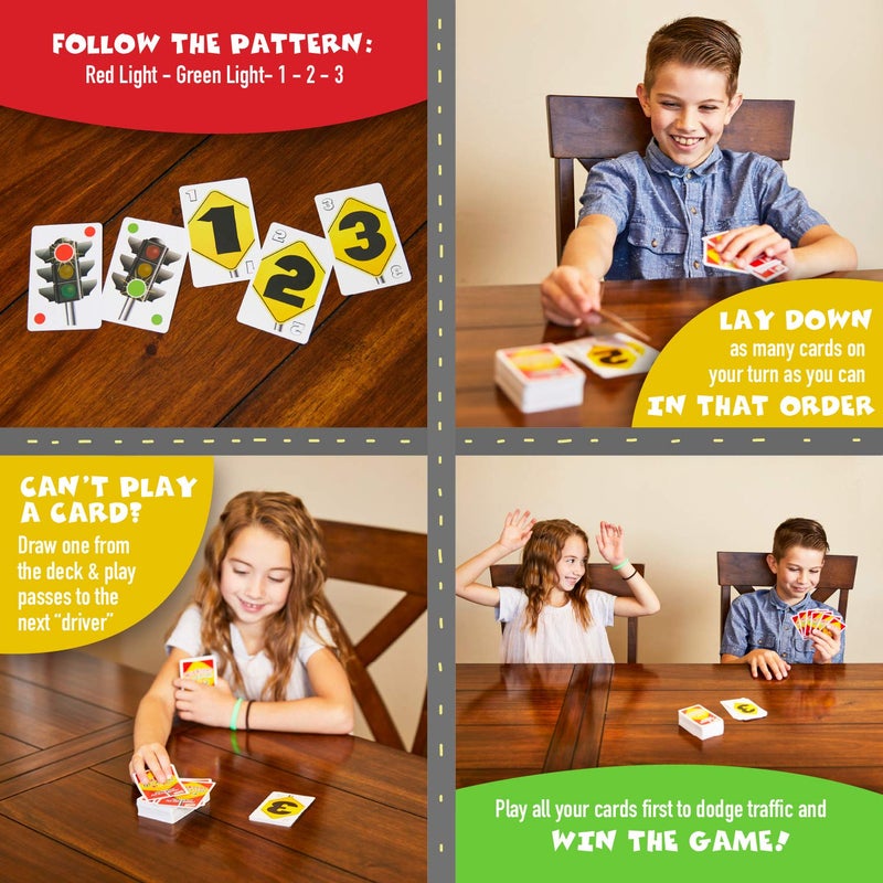 Goliath Red Light, Green Light, 1-2-3 - Card Game for Ages 5 and Up - Image 3