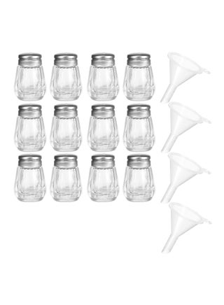 Pepper Shakers, Pack of 12 Bulk Salt and Pepper Shakers with Funnel Tool, Clear Glass Mini Salt and Pepper Shakers Set with Stainless Steel Tops for Wedding Table & Party - pzsku/ZF8072E779E74194D74BAZ/45/_/1717031550/d5442ce8-f094-4f35-8265-7a526eec41ed
