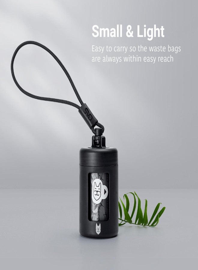 SVD.PET Retractable Dog Waste Bag Dispenser + Bag Holder Kit, Dog Poop Bag Dispenser, Retractable Waste Bag Dispenser, Lightweight Poop Bag Holder, Stretchy Strap Fits Any Dog Leash (Black) - Image 4
