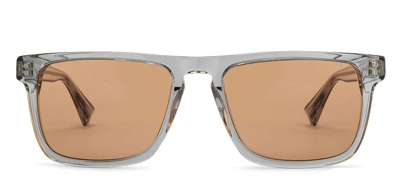 John Jacobs JJ Tints Full Rim Rectangular Frame Polarized &amp; UV Protected Sunglasses JJ S12956 - 54mm - Transparent