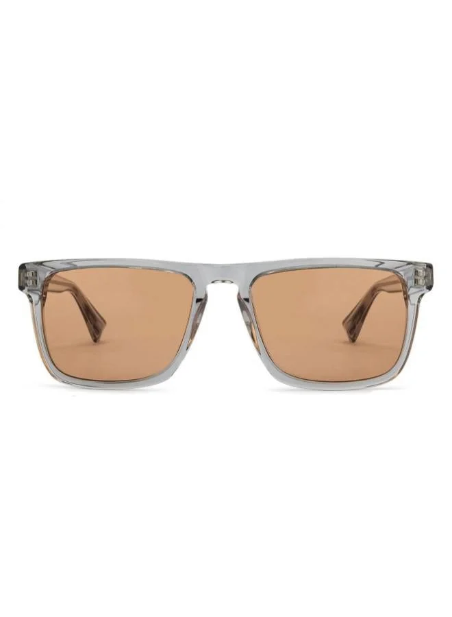 جون جاكوبس نظارات شمسية بإطار مستطيل كامل العدسات المستقطبة والمحمية من الأشعة فوق البنفسجية   -  مم - شفاف