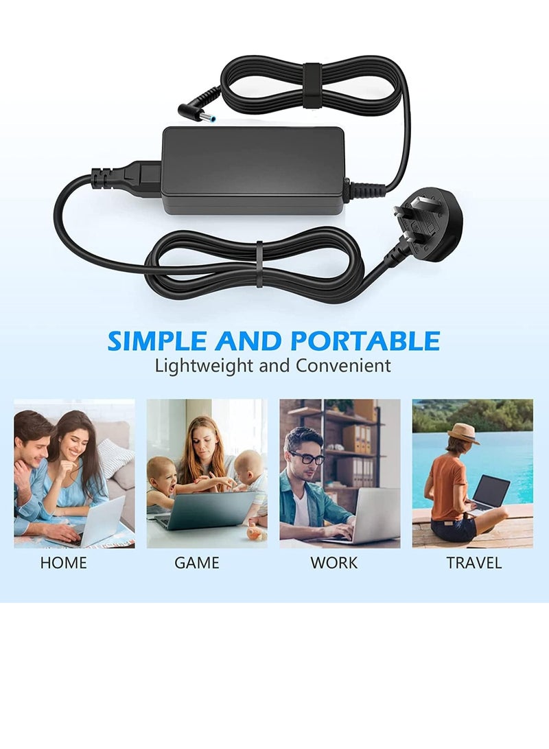 65W 19.5V 3.33A AC HP Laptop Charger 710412 001 709985-002 PA-1650-30HE Compatible with HP 250 255 G2 G3 G4 G5 Series HP Pavilion 15 Series Notebook HP Elite Book Chromebook 14 - Image 4