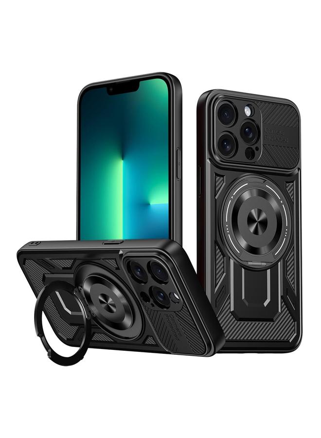 اس-توب جراب لهاتف iPhone 13 Pro Max Armor حامل دوار MagSafe جراب هاتف - Image 1
