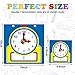 Junkin 25 Pcs Teaching Clock Kit Learning Clocks for Kids Learning Time with Erasable Surface for Home School Classroom SuppliesCute Style - Image 3