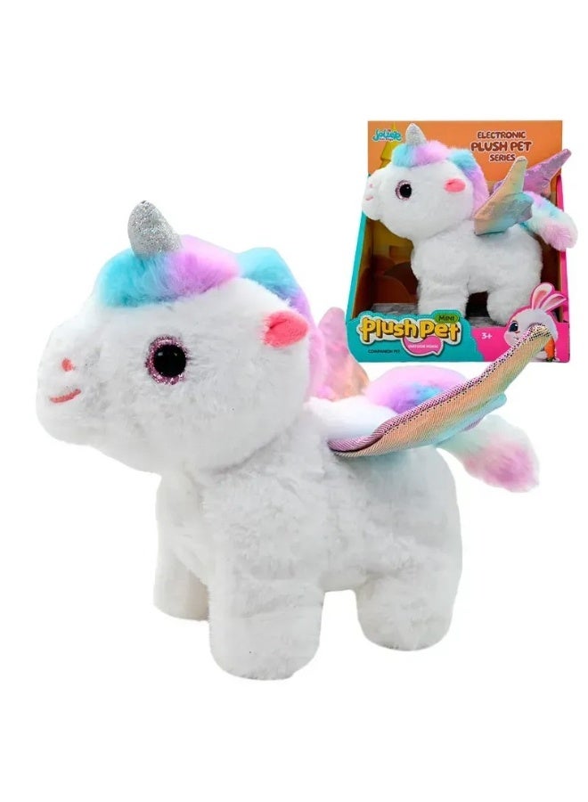 Jolier Fun Toys Mini plush Pet -  Interactive soft toy Pony unicorn - No:MC-1078 - Image 5