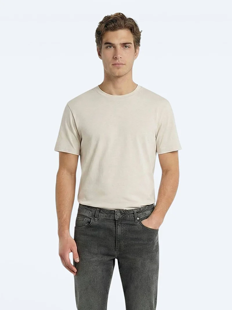 Kip Stone Plain 100% Cotton T-Shirt
