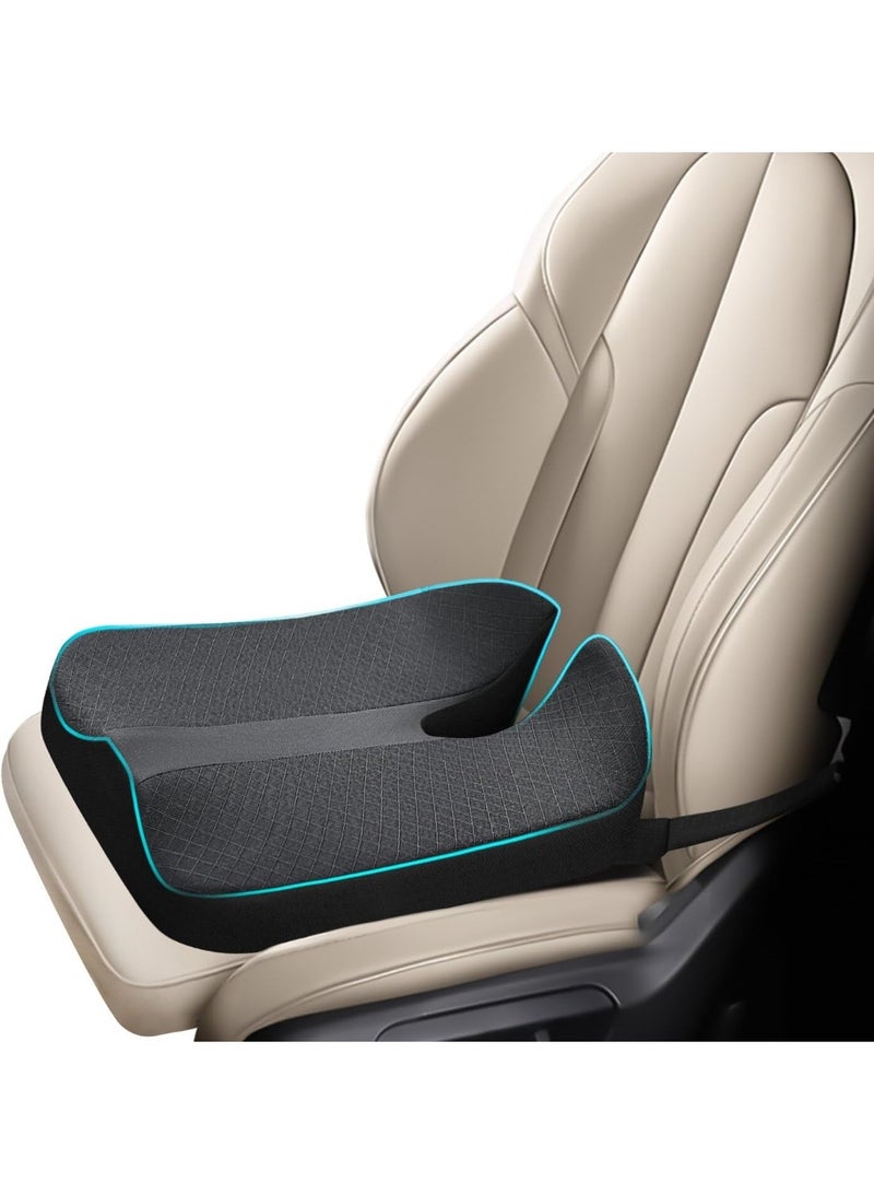 anzhixiu Heightening Truck Seat Cushion for Broader Vision, Car Seat Cushion for Car Seat Driver Truck Driver, Sciatica Pain Relief Pillow Tailbone Pain Relief Cushion for Long Time Driving  - Image 1