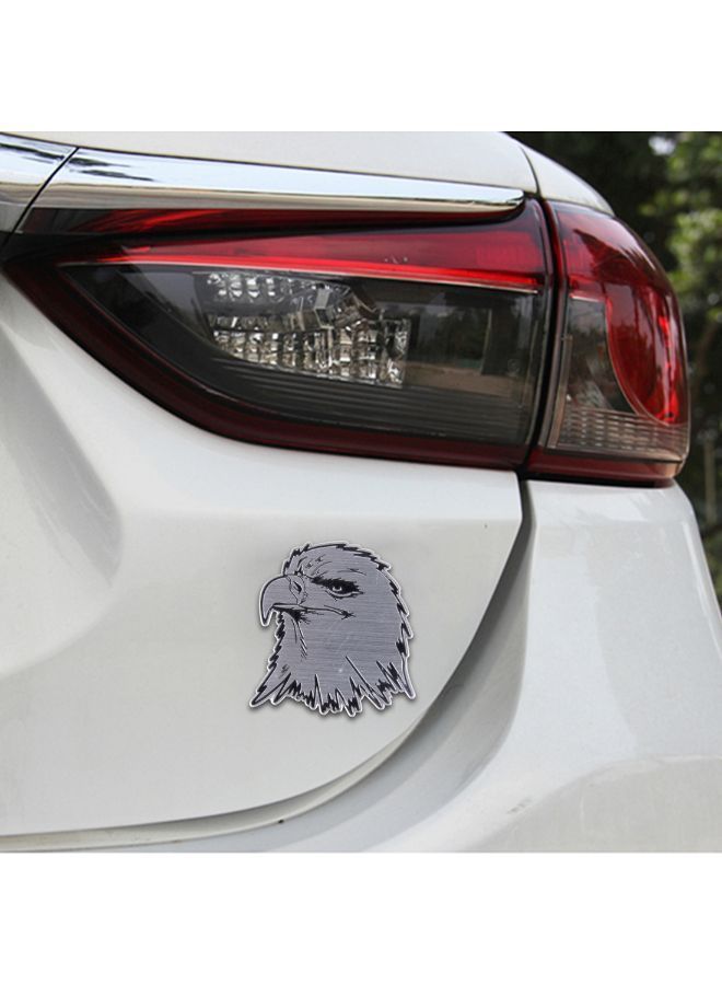 NIBEMINENT Owl Head Shape Metal Sticker For Car - Image 4