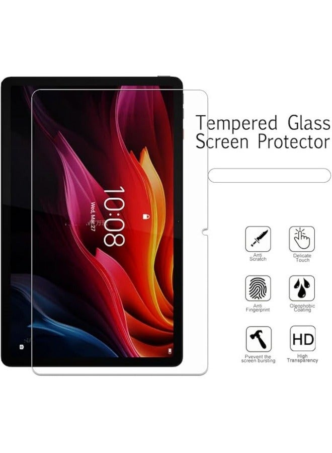 2 Pieces Transparent Hard Film HD Screen Protector Compatible with Lenovo Tab K11 Plus 11.45 inch 2024, Scratch Proof Tempered Glass Easy Install - Image 3