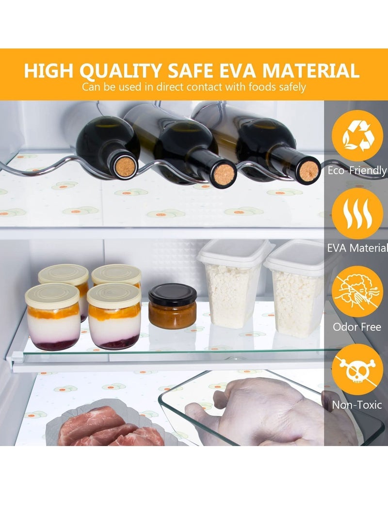 بطانة رف مقاومة للانزلاق لدرج المطبخ والخزائن 17.7 × 79 بوصة حصير مقاوم للبقع لتنظيم الثلاجة والمكتب - Image 5