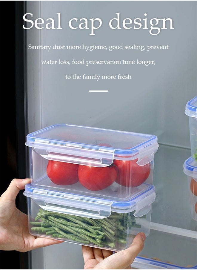 Generic - Food Storage Containers Set - Pack of 3 (3 Containers & 3 Snap Lids)- Reusable & Leftover Food Lunch Boxes - Leak Proof, Freezer & Microwave Safe - Image 1