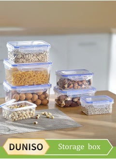 Food Storage Containers Set - Pack of 3 (3 Containers & 3 Snap Lids)- Reusable & Leftover Food Lunch Boxes - Leak Proof, Freezer & Microwave Safe
